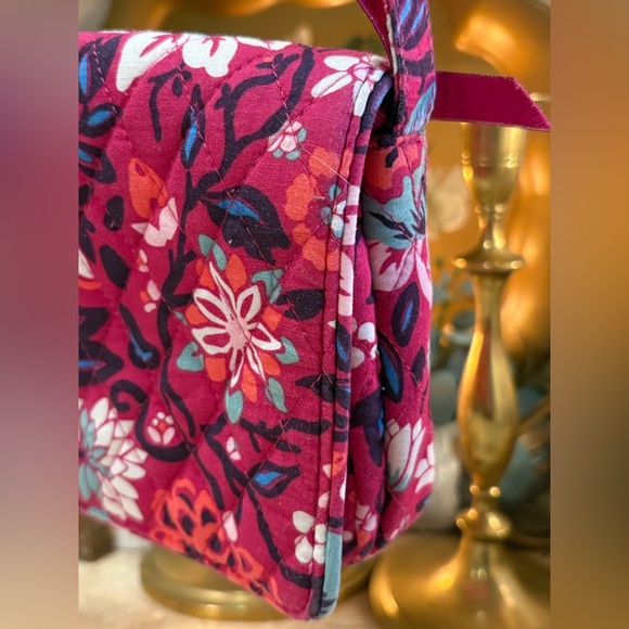 Vera Bradley Bloom Berry Turnlock Crossbody - Picture 4 of 13